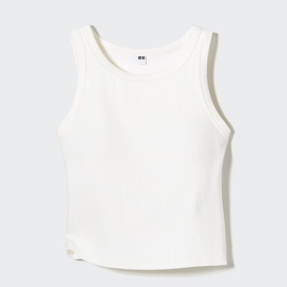 UNIQLO Ribbed Cropped Bra Top